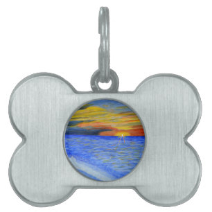 Miracle of Sunset Pet ID Tag