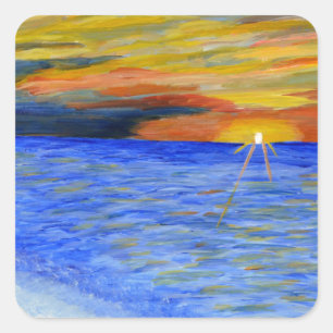 Miracle of Sunset Square Sticker