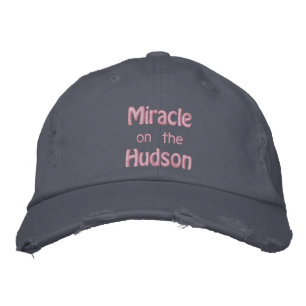 Miracle on the Hudson River Embroidered Hat