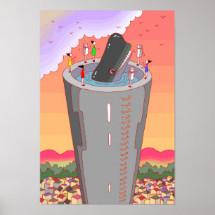 Miracle on Top of the Chimney. Poster
