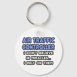 Miracles and Air Traffic Controllers Key Ring