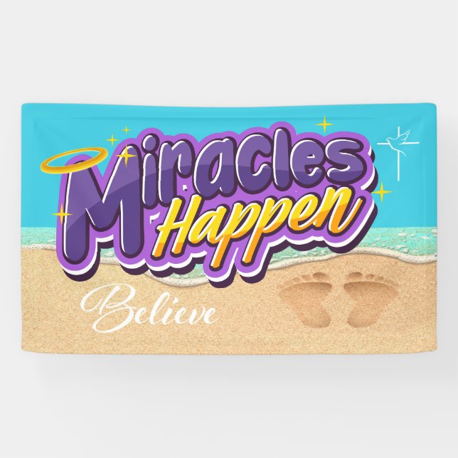 Miracles Happen Banner (Horizontal)