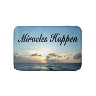 MIRACLES HAPPEN BATH MAT