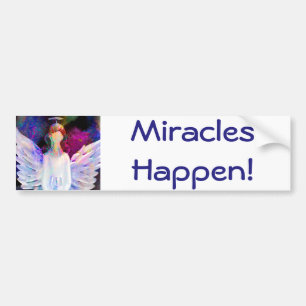 Miracles Happen! Bumper Sticker