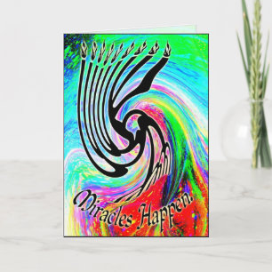 Miracles Happen Chanukah Cards