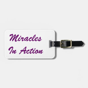 Miracles In Action Luggage Tag