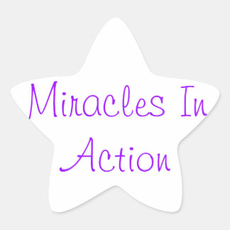 Miracles In Action Star Sticker
