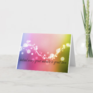 Miracles of Christmas Holiday Card