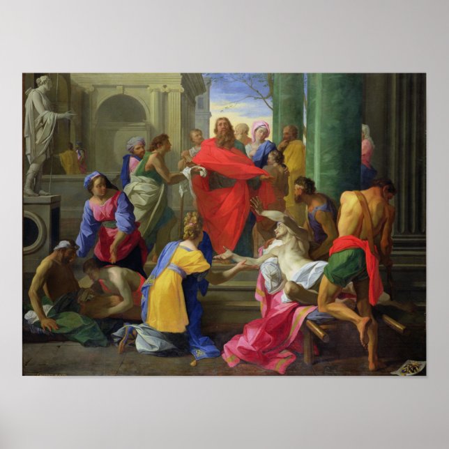 Miracles of St. Paul at Ephesus, 1693 Poster (Front)