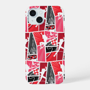 Miraculous Comic Ladybug Paris Pattern iPhone 15 Case