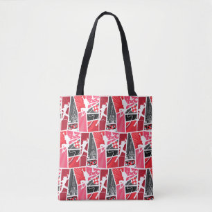 Miraculous Comic Ladybug Paris Pattern Tote Bag