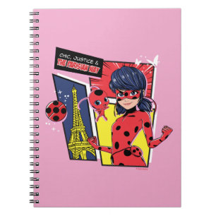 Miraculous Comic Ladybug Parisian Way Notebook