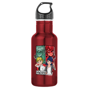 Miraculous Comic Marinette & Adrien True Colours 532 Ml Water Bottle