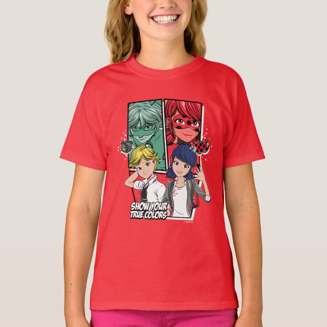 Miraculous Comic Marinette & Adrien True Colours T-Shirt (Front)