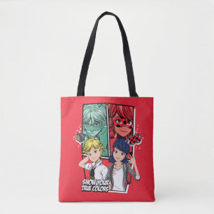 Miraculous Comic Marinette & Adrien True Colours Tote Bag