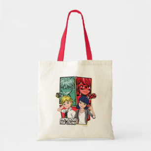 Miraculous Comic Marinette & Adrien True Colours Tote Bag