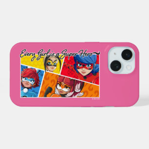 Miraculous Every Girl is a Super Hero iPhone 15 Case