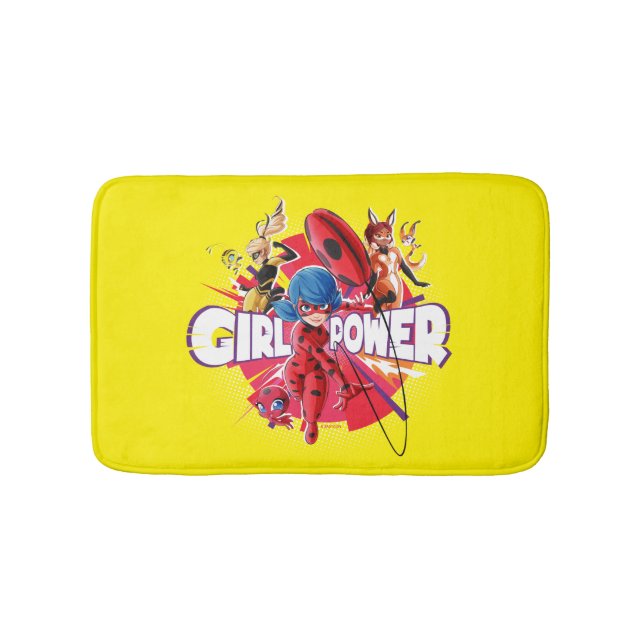 Miraculous Girl Power Bath Mat (Front)