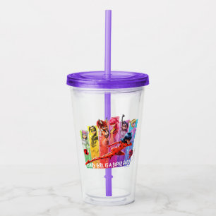 Miraculous Girls   Every Girl is a Super Hero Acrylic Tumbler