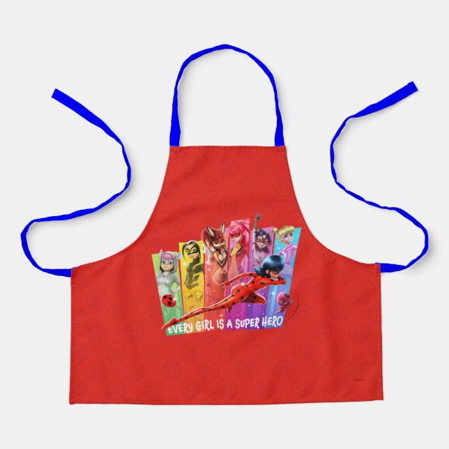 Miraculous Girls | Every Girl is a Super Hero Apron (Front)