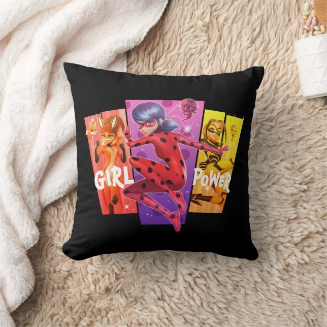 Miraculous Girls | Girl Power Cushion (Blanket)