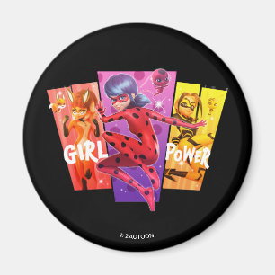 Miraculous Girls   Girl Power Magnet