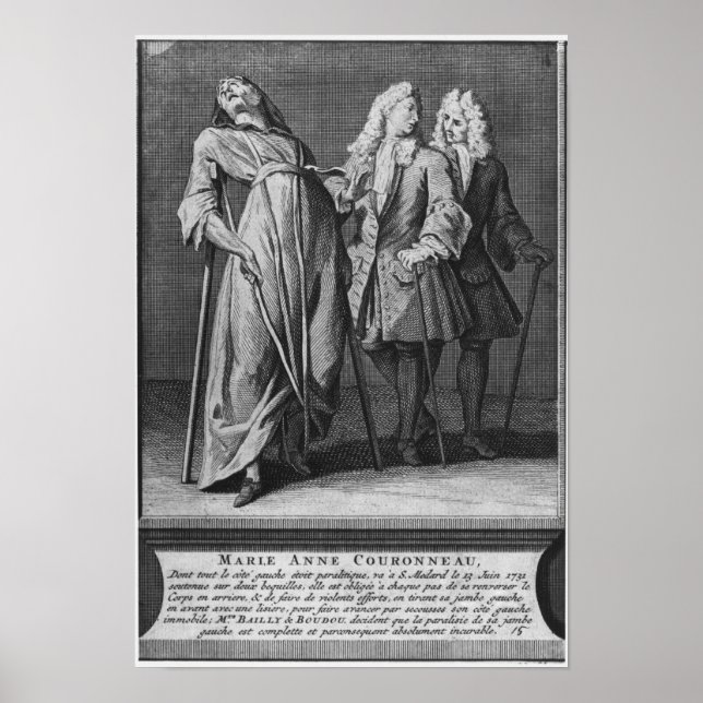 Miraculous healing of a paralytic poster (Front)