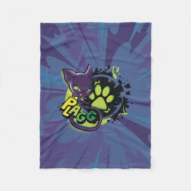 Miraculous Kwami Plagg Fleece Blanket (Front)