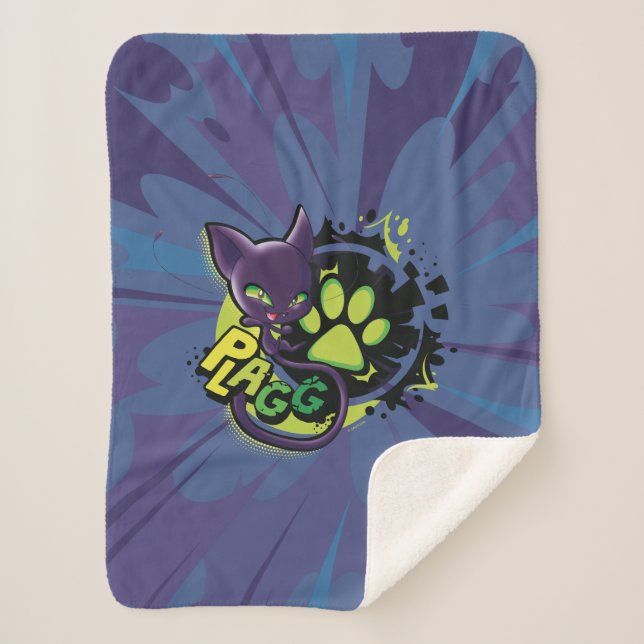 Miraculous Kwami Plagg Sherpa Blanket (Front)