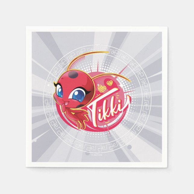 Miraculous Kwami Tikki Napkin (Front)