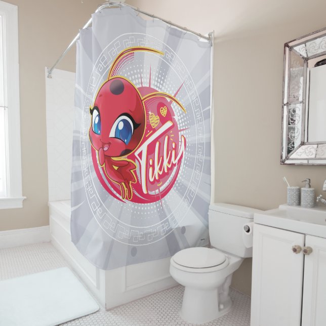 Miraculous Kwami Tikki Shower Curtain (In Situ)