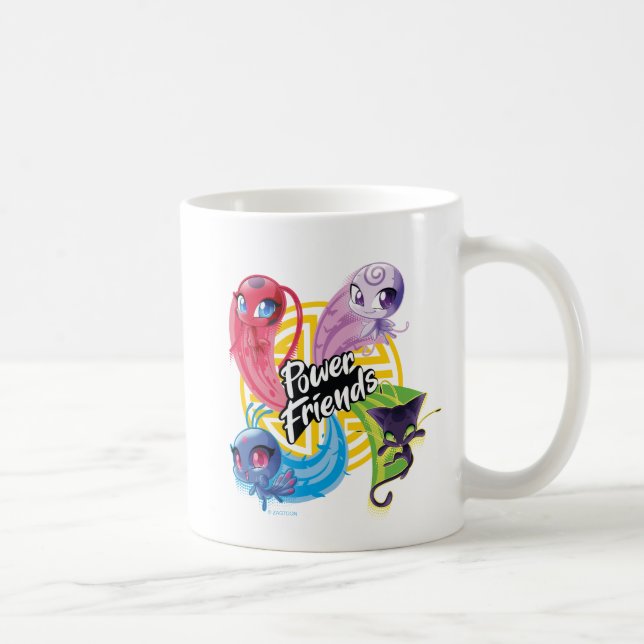Miraculous Kwamis Power Friends Coffee Mug (Right)