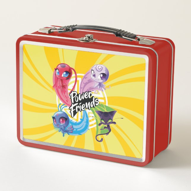 Miraculous Kwamis Power Friends Metal Lunch Box (Front)