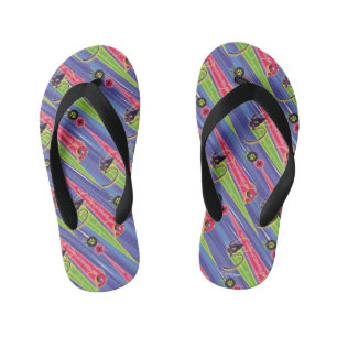 Miraculous Kwamis Tikki & Plagg Pattern Kid's Thongs