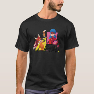 Miraculous Ladybug and Cat Noir Positive Vibes & R T-Shirt