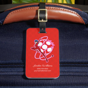 Miraculous Ladybug Badge Luggage Tag