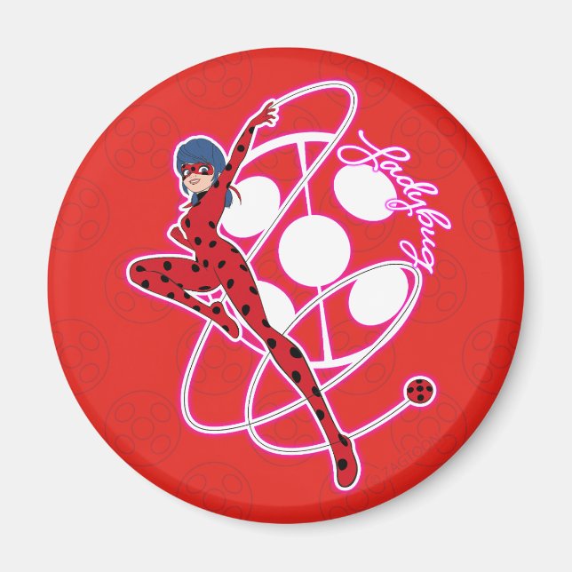 Miraculous Ladybug Badge Magnet (Front)