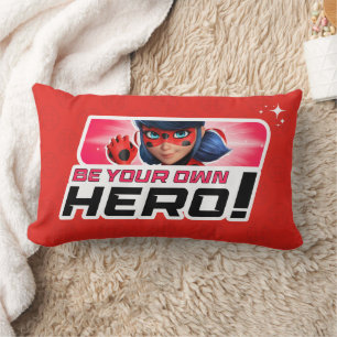 Miraculous Ladybug   Be Your Own Hero Lumbar Cushion