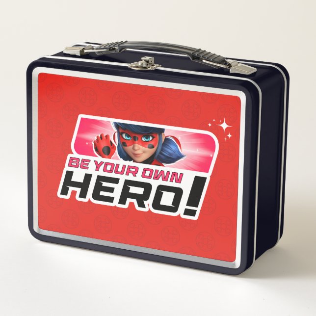Miraculous Ladybug | Be Your Own Hero Metal Lunch Box (Front)