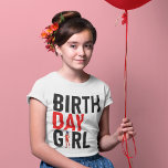 Miraculous Ladybug & Cat Noir Birthday Girl T-Shirt<br><div class="desc">Celebrate your child's birthday with this awesome birthday shirt featuring Ladybug from Miraculous!</div>