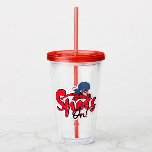 Miraculous Ladybug   Spots On Acrylic Tumbler