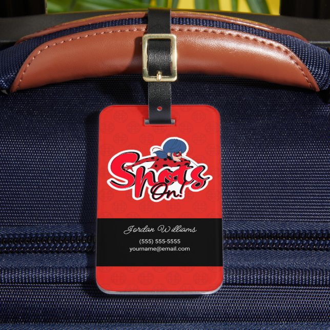 Miraculous Ladybug | Spots On Luggage Tag (Front Insitu 2)