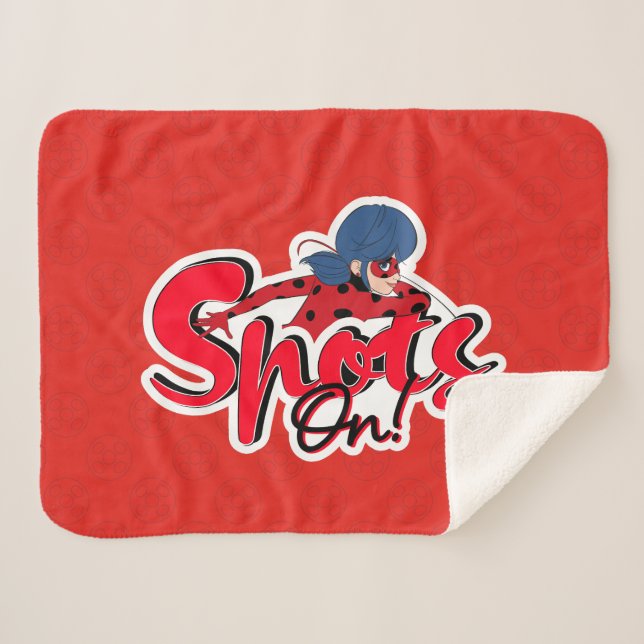 Miraculous Ladybug | Spots On Sherpa Blanket (Front (Horizontal))
