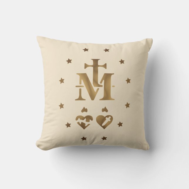 Miraculous Medal,  Medal of Our Lady of Grace    F Cushion (Front)