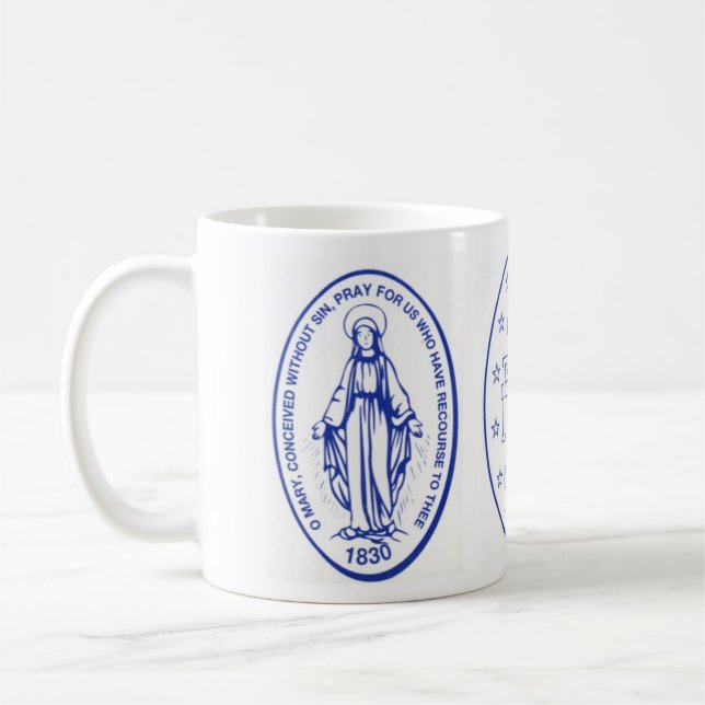 Miraculous Medal Mug (Left)