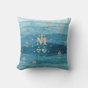 Miraculous Medal Our Lady of Grace  Cushion