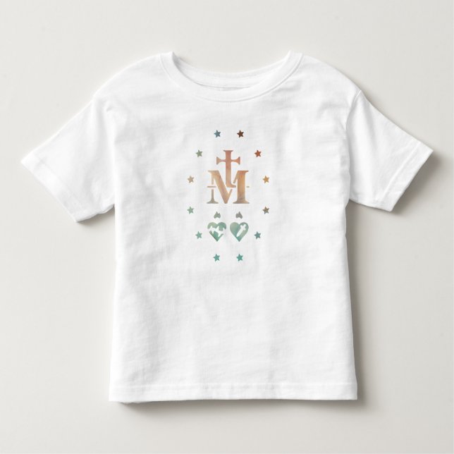Miraculous Medal Our Lady of Grace Toddler T-Shirt (Front)