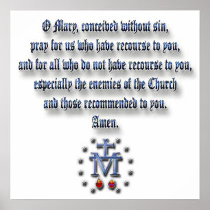 Miraculous Medal Poster