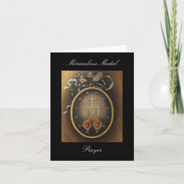 Miraculous Medal Prayer Card (Front)