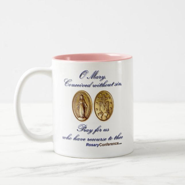 Miraculous Medal Prayer Cup 2 (Left)